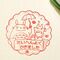 MY NEIGHBOR TOTORO - Totoro - Round stamps 4.6cm