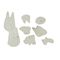 MY NEIGHBOR TOTORO - White Totoro - Kumukumu Figure 4.5cm