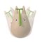 MY NEIGHBOR TOTORO - White Totoro with leaf - Figure Culbuto 4.9cm