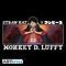ONE PIECE - T-Shirt Monkey D.Luffy Unisex black (S)