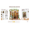 MINIATURE HOUSE - DIY - Green Life Bookshop - 196pc + LED Light