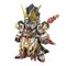 GUNDAM - Model Kit - SD Sangoku Sokets Gan Ning Crossbone G- 8.5cm