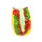 KAWAII - Taco   & Sauce - Salt and Pepper Shakers Set
