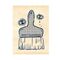 MY NEIGHBOR TOTORO - Noiraudes & Brush - Wooden stamps 2x2.2x3cm