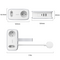 Orico AP3 65W GaN 6in1 Power Strip 2x AC + 2x USB-A + 2x USB-C - White | Techbox