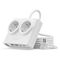 Orico PDC25 25W 6in1 Power Strip 2x AC + 2x USB-A + 2x USB-C - White | Techbox