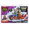 Teenage Mutant Ninja Turtles Action Figure with Vehicle Rocksteady & Chopper 12 cm