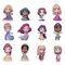 Disney Mystery Mini Figures Princess Manga- 5 cm Display (12)