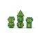 Dragon Storm Sharp Edge Silicone Dice Set Green Dragon Scales (7)
