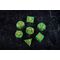 Dragon Storm Sharp Edge Silicone Dice Set Green Dragon Scales (7)