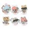 Gintama Acrylic Figure Prince Hata & Animal Paradise 6 cm Display (6)