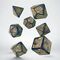 Call of Cthulhu 7th Edition Dice Set of 7 Blue-green & Gold