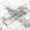 Lord of the Rings Blueprint Art Print The Stable of Edoras 59 x 42 cm