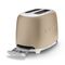 Smeg 50's Style Toaster TSF01CHMEU Champagne