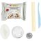 DIY Kit  - Mini Craft Kit Modelling, Candle holder with shells - Off White - 1 pack (977842) / Toys