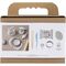 DIY Kit  - Mini Craft Kit Modelling, Candle holder with shells - Off White - 1 pack (977842) / Toys