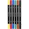 Creativ Company - Textile markers, line 2,3+3,6 mm, standard colours, 6 pc/ 1 pack (334819) / Toys