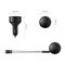 Orico Dual Stretch 60W USB-C Car Charger with Two Retractable USB-C + Lightning Cables - Black