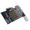 Orico PDM2 PCI-E 3.0 x4 Expansion Card for M.2 NVMe and SATA Drives - Black