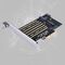 Orico PDM2 PCI-E 3.0 x4 Expansion Card for M.2 NVMe and SATA Drives - Black