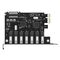 Orico PVU3 PCI-E 7x USB 3.0 Expansion Card for Desktop - Black