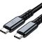 3mk Hyper Cable N-SERIES USB-C / USB-C Thunderbolt 4 2m 48V / 5A 40Gb/s 240W 8K60Hz - black