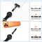 Tech-Protect UrbanLoop Anti-Theft Phone Holder with Retractable Lanyard - Black