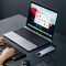 Tech-Protect HB09 USB hub 8in1 TYPE-C + USB-A 3.0 + USB-C 3.0 + HDMI 4K 60HZ + SD/TF + PD100W + RJ45 1000 MB/S - gray