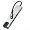 Tech-Protect HB09 USB hub 8in1 TYPE-C + USB-A 3.0 + USB-C 3.0 + HDMI 4K 60HZ + SD/TF + PD100W + RJ45 1000 MB/S - gray