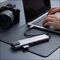 Tech-Protect HB09 USB hub 8in1 TYPE-C + USB-A 3.0 + USB-C 3.0 + HDMI 4K 60HZ + SD/TF + PD100W + RJ45 1000 MB/S - gray