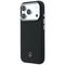Mercedes Leather Semi Wrap Wood Effect MagSafe Case for iPhone 17 Pro Max - Black