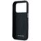 Mercedes Leather Semi Wrap Wood Effect MagSafe Case for iPhone 17 Pro Max - Brown