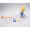 Dragon Ball S.H.Figuarts Action Figure Super Saiyan Level 3 Vegeta (mini) Daima 8 cm