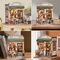 Miniature House Model Kit Sunny Cafe 20 x 16 cm