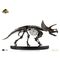 Jurassic World ECC Elite Creature Line Statue 1/12 Triceratops Fossil Skeleton Bronze 33 cm