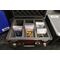 Evoretro Trading Card Suitcase Silver/Gray Small
