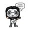 KISS POP! Sayings Vinyl Figure The Spaceman(R&R All Night) 9 cm