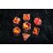 Dragon Storm Inclusion Dice Set Red Dragon (7)