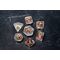 FanRoll  Dice Set Rose (7)
