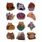 Fuzzballs Pin Badge Mystery Pin Badge Display (12)