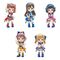 BanG Dream! Poppin'Party PalVerse PVC Figures 9 cm Assortment (6)