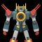 The Brave Express Might Gaine The Gattai Action Figure Might Gunner + Perfect Option Set 20 cm