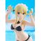Fairy Tail 100 Years Quest Beach Queens Pop Up Parade PVC Statue Lucy Heartfilia: Virgo Form Swimsuit Ver. L Size 23 cm