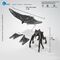Godzilla (2014) Exquisite Basic Action Figures Male & Female Muto Set 16 cm