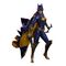Batman Arkham Knight Videogame Masterpiece Action Figure 1/6 Batgirl (Purple and Gold Version) Exclusive 30 cm