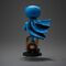 Batman Mini Co. PVC Figure Batman on Bat-Signal (Blue Variant) 15 cm