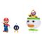 World of Nintendo Mini Figure 2-Pack Mario and Bowser Jr. Clown Car 6 cm