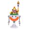The Super Mario Galaxy Movie Action Figure Bowser Jr. with Clown Car 13 cm