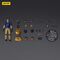 UNSC Dark Source Action Figur Sniper Moreau 7 cm