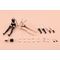 Sousai Shojo Teien Accessory Set for 1/10 Action Figures Dress Up Body Body Color C Size S
